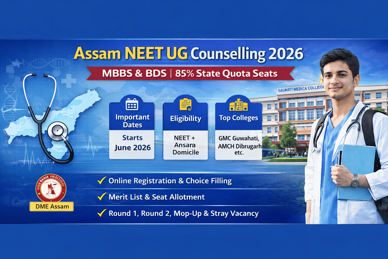 Assam NEET UG Counselling 2026