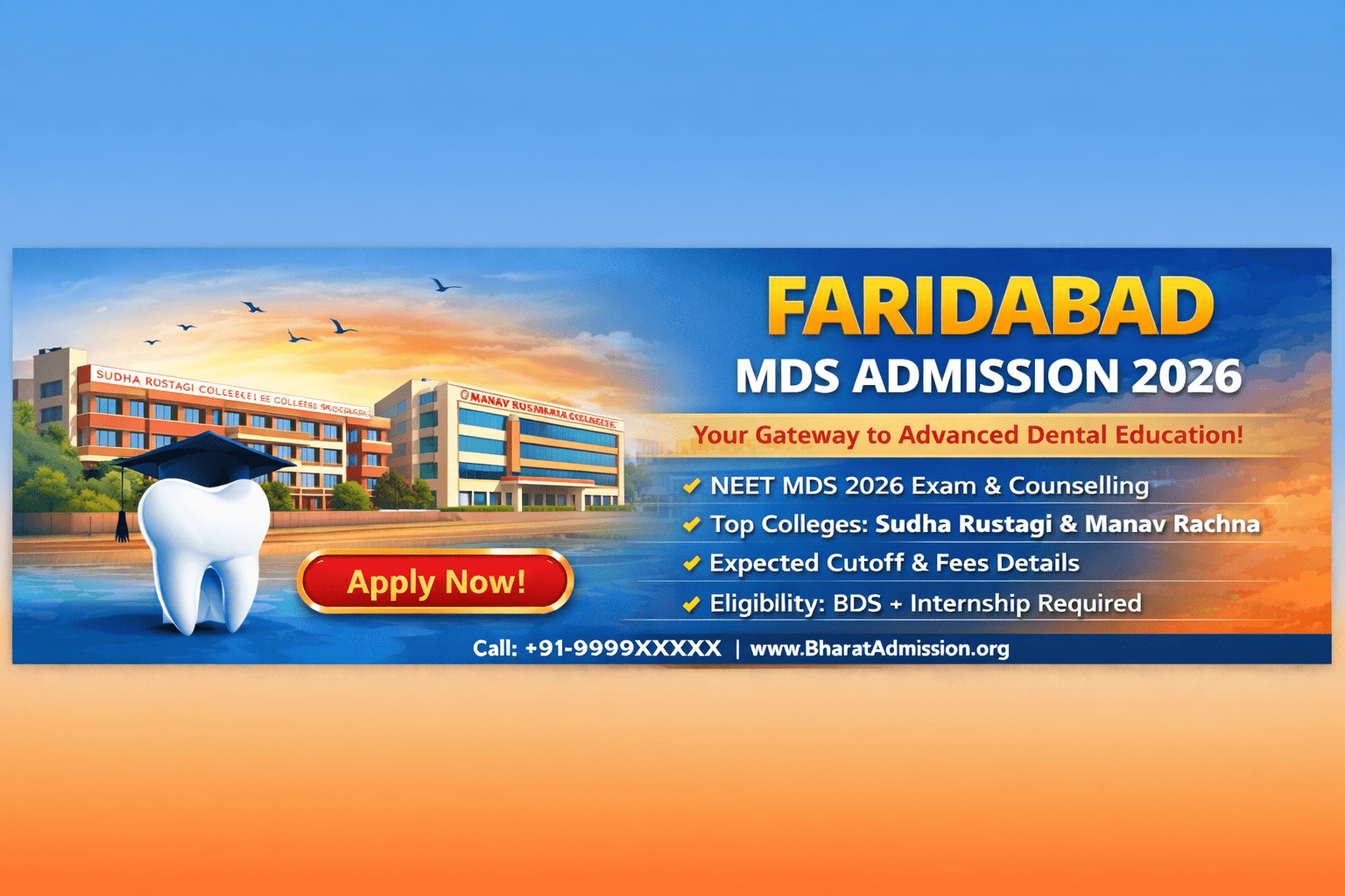 Faridabad MDS Admission 2026