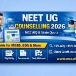 NEET UG Counselling 2026 – Dates, Merit List, Eligibility & Process